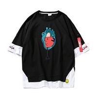 Inspiré par Homme à la tronçonneuse Denji Pochita Manches Ajustées Animé Art graphique Tee-shirt Pour Homme Femme Unisexe Adulte Estampage à chaud 100 % Polyester Casual"idien miniinthebox