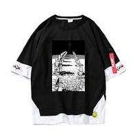 Inspiré par Homme à la tronçonneuse Denji Pochita Manches Ajustées Animé Art graphique Tee-shirt Pour Homme Femme Unisexe Adulte Estampage à chaud 100 % Polyester Casual"idien miniinthebox