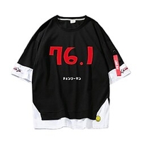 Inspiré par Homme à la tronçonneuse Denji Pochita Manches Ajustées Animé Art graphique Tee-shirt Pour Homme Femme Unisexe Adulte Estampage à chaud 100 % Polyester Casual"idien miniinthebox