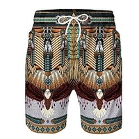 Inspiré par indien américain Indien Anime Dessin Animé Polyester Animé 3D Harajuku Art graphique Short Pour Homme / Femme / Couple miniinthebox
