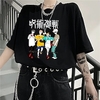 Inspiré par Jujutsu Kaisen Gojo Satoru Manches Ajustées Dessin Animé 100 % Polyester Animé Harajuku Art graphique Kawaii Tee-shirt Pour Homme / Femme / Couple miniinthebox