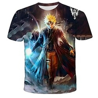 Inspiré par Naruto Anime Dessin Animé Manga 3D Harajuku Art graphique Kawaii Tee-shirt Pour Homme Femme Adulte Impression 3D 100 % Polyester miniinthebox