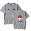 Inspiré par Naruto Cosplay Akatsuki Uchiha Itachi Manches Ajustées Anime Dessin Animé Imprime Imprimé Harajuku Art graphique Tee-shirt Pour Homme Femme Adulte Mélangé polyester / coton miniinthebox