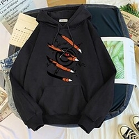 Inspiré par Naruto Cosplay Anime Dessin Animé Manga Imprime Harajuku Art graphique Kawaii Sweat à capuche Pour Homme Femme Adulte Estampage à chaud Polyester miniinthebox