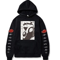 Inspiré par Naruto Hatake Kakashi Cosplay Anime Dessin Animé Polyester Imprimer Harajuku Art graphique Kawaii Sweat à capuche Pour Homme / Femme miniinthebox