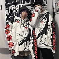 Inspiré par Naruto Itachi Uchiha Sweat à capuche Anime Dessin Animé Animé 3D Harajuku Art graphique Sweat à capuche Pour Homme Femme Unisexe Adulte Impression 3D 100 % Polyester miniinthebox