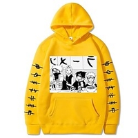 Inspiré par Naruto Uchiha Itachi Costume de Cosplay Sweat à capuche Anime Graphic Imprimé Harajuku Art graphique Sweat à capuche Pour Homme Femme Adulte 100 % Polyester miniinthebox