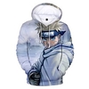 Inspiré par Naruto Uchiha Sasuke Anime Dessin Animé Manga 3D Harajuku Art graphique Kawaii Sweat à capuche Pour Homme Femme Adulte Impression 3D 100 % Polyester miniinthebox