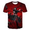 Inspiré par Naruto Uchiha Sasuke Anime Dessin Animé Manga 3D Harajuku Art graphique Kawaii Tee-shirt Pour Homme Femme Adulte Impression 3D 100 % Polyester miniinthebox