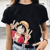Inspiré par One Piece Monkey D.Luffy Manches Ajustées Anime 100 % Polyester Animé Harajuku Art graphique Kawaii Tee-shirt Pour Homme / Femme / Couple miniinthebox