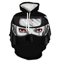 Inspiré par Uzumaki Naruto Sweat à capuche Dessin Animé Manga Animé Harajuku Art graphique Kawaii Pardessus Pour Homme Femme Unisexe Adulte Impression 3D 100 % Polyester miniinthebox