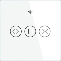 Interrupteur intelligent wrs-eu1-wh/wifi tuya interrupteur tactile 1 gang interrupteur tactile pour contrôle"idien/salon/chambre à coucher/fonction de synchronisation/wifi intelligent 90-250v miniinthebox