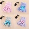 jupe papillon à rayures verticales pet chat chien printemps et été section mince fadou corgi teddy bomei bichon vêtements printemps miniinthebox
