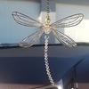 Libellule attrape-rêves cristal attrape-soleil carillon éolien cadeau fait main carillon éolien ornement tenture murale décor extérieur 1515 cm miniinthebox
