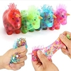 licorne lumineuse balles anti-stress jouet jouets à presser le soulagement du stress fidget squishy kawaii balle anti-stress pour enfant adulte jouets anti-stress 3pcs miniinthebox