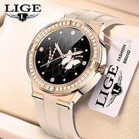 LIGE BW0323/S2 Montre intelligente 1.09 pouce Smartwatch Montre Connectée Bluetooth Podomètre Rappel d