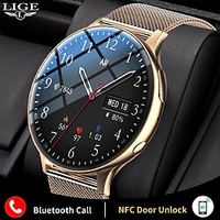 LIGE BW0392 Montre intelligente 1.3 pouce Smartwatch Montre Connectée Bluetooth Rappel d