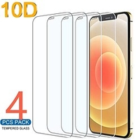 [Lot de 4] Téléphoner Protection Écran Pour Apple iPhone 14 Pro Max iPhone 13 Pro Max 12 Mini 11 X XR XS Max 8 7 Verre Trempé Haute Définition (HD) Dureté 9H Anti-Rayures Accessoire de Téléphone miniinthebox