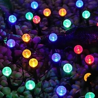 lumière extérieure solaire décoration de cour de jardin feston extérieur ip65 guirlande étanche décor de patio lampadaire lumière du soleil guirlandes lumineuses 4 m 10 ampoules éclairage coloré miniinthebox