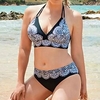 Maillots de Bain Bikinis Maillot de bain Femme 2 Pièces Imprimé Graphic Grande Taille Bandeau Maillots de bain Sportif Eté miniinthebox