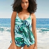 Maillots de Bain Tankini 2 pièces Maillot de bain Femme 2 Pièces Imprimé Tie Dye Normal Débardeur Maillots de bain Sportif Eté miniinthebox