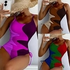 Maillots de Bain Une pièce Maillot de bain Femme Imprimé Bloc de couleur Normal Body Maillots de bain Sportif Eté miniinthebox