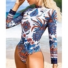 Maillots de Bain Une pièce Maillot de bain Femme Imprimé Floral Normal Body Maillots de bain Sportif Eté miniinthebox