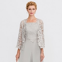 Manches 3/4 Boleros / Elégant Dentelle Mariage / Fête / Soirée Châle Etole / Etoles de Femme Avec Dentelle miniinthebox
