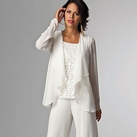 Manches Longues Châles / Chic / basique Mousseline de soie Mariage / Fête / Soirée / Fête de Mariage Châle Etole / Etoles de Femme Avec Couleur Pure miniinthebox