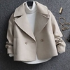Manteau Femme Plein Air du"idien Sortie Extérieur Court Manteau Noir Beige Automne L