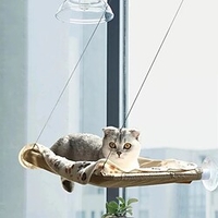 mignon pet lits suspendus portant 20kg chat ensoleillé fenêtre siège montage pet chat hamac confortable chat pet lit plateau siège lits miniinthebox