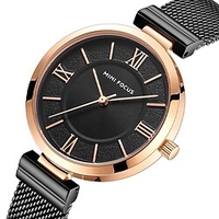 MINI FOCUS Montres à quartz pour Femme Analogique Quartz Tendance Mode Imperméable Acier Inoxydable Alliage Mode miniinthebox