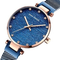 MINI FOCUS Montres à quartz pour Femme Analogique Quartz Tendance Mode Imperméable Acier Inoxydable Alliage Mode miniinthebox
