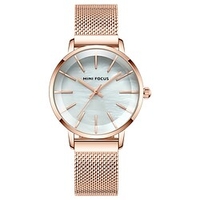 MINI FOCUS Montres à quartz pour Femme Analogique Quartz Tendance Mode Imperméable Créatif Acier Inoxydable Alliage Mode miniinthebox