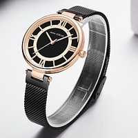 MINI FOCUS Montres à quartz pour Femme Analogique Quartz Tendance Mode Imperméable Créatif Acier Inoxydable Alliage Mode miniinthebox