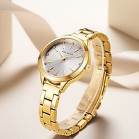MINI FOCUS Montres à quartz pour Femme Analogique Quartz Tendance Mode Imperméable Créatif Acier Inoxydable Alliage Mode miniinthebox