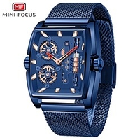 MINI FOCUS Montres à quartz pour Hommes Analogique Quartz Tendance à la mode Style moderne Imperméable Alliage Alliage Mode miniinthebox