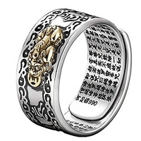 mâle femelle feng shui pixiu mantra protection richesse bague amulette qualité réglable meilleurs bijoux (femme) miniinthebox