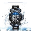 Montre Digitale pour Homme Hommes Analogique - Digitale Numérique Digitale Numérique Décontractée Calendrier Chronographe Fonction réveille Métal Silicone / Japonais / Phase de lune / Japonais miniinthebox
