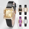 Montres à quartz pour Femme Analogique Quartz Tendance Paillettes Luxe Etincelant bling Strass Métal Vrai Cuir Mode miniinthebox