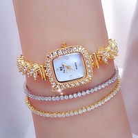 Montres à quartz pour Femme Analogique Quartz Tendance Paillettes Luxe Mode Créatif Acier Inoxydable Acier Inoxydable Créatif / Un ans miniinthebox