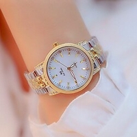Montres à quartz pour Femme Analogique Quartz Tendance Paillettes Mode Grand Cadran Acier Inoxydable Acier Inoxydable Créatif / Un ans miniinthebox
