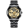 Montres à quartz pour Hommes Analogique Quartz Surdimensionné Style moderne Imperméable Calendrier Métal Acier Inoxydable Créatif miniinthebox