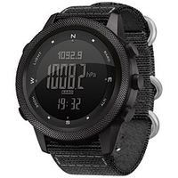 NORTH EDGE Montre Digitale pour Hommes Digitale Numérique Digitale Numérique Sportif Casual Extérieur Imperméable Altimètre Lampe LED Métal Toile Thème classique Nombre Ananas / Un ans / Boussole miniinthebox
