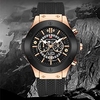 Nouveau calendrier creux montre pour hommes étanche bracelet en silicone montre pinduoduo sport sport montre pour hommes miniinthebox