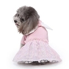 Nouveau chien de compagnie rayures mignon princesse jupe été petit chien vêtements printemps et automne vêtements miniinthebox