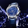 OLEVS Montre mécanique pour Hommes Analogique Remontage automatique Surdimensionné Luxe Imperméable Calendrier Noctilumineux Vrai cuir Vrai Cuir Créatif miniinthebox