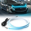 otolampara 1 bande 12v 150cm 180cm flexible led voiture guide de capot moteur universel barre lumineuse décorative étanche drl led bande feux diurnes miniinthebox