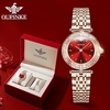 Oupinke montre pour femmes mouvement suisse top marque luxe saphir miroir montres top cadeau costume quartz dame montres-bracelets miniinthebox