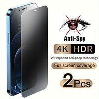 [Paquet de 2] Téléphoner Protection Écran Pour Apple iPhone 14 Pro Max iPhone 13 Pro Max 12 Mini 11 X XR XS Max 8 7 Verre Trempé Dureté 9H Mat Compatible 3D Touch Accessoire de Téléphone miniinthebox